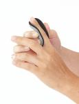 Neo G Finger Splint, Easy-Fit - Support for Trigger Finger, Mallet Finger, Baseball Finger, Strain, Sprains, Broken Fingers, Basketball - Patented Design - Class 1 Medical Device - Large - Grey - 6.5cm/2.6in by Neo G