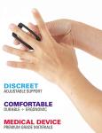 Neo G Finger Splint, Easy-Fit - Support for Trigger Finger, Mallet Finger, Baseball Finger, Strain, Sprains, Broken Fingers, Basketball - Patented Design - Class 1 Medical Device - Large - Grey - 6.5cm/2.6in by Neo G