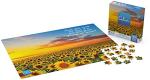300-Piece Calm Jigsaw Puzzle for Relaxation, Stress Relief, and Mood Elevation, for Adults and Kids Ages 8 and up, Sunflower Fields by Spin Master