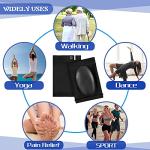 4 Pairs Compression Arch Support Sleeves with Gel Pad Inside Metatarsal Compression Arch Support Brace Cushioned Gel Foot Sleeves for Women Men Flat Foot Pain Relief (Black) by Nuanchu