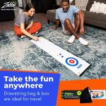 Elite Sportz Equipment Curling Game - Tabletop Games for Adults, Kids & Families - 4 Ft x 1 Ft Mat for Indoor Fun w/ Bonus Travel Bag - Ages 6 & Up from Elite Sportz Equipment