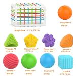 Baby Shape Sorting Toy,Montessori Toys for 1 2 3 Year Old Babies,Shape Sorter for Early Educational Babies and Toddlers(12PCS) from RtLvio