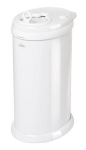 Ubbi Steel Odor Locking, No Special Bag Required Money Saving, Awards-Winning, Modern Design, Registry Must-Have Diaper Pail, White from Ubbi