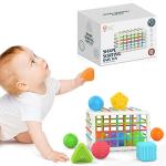 Baby Shape Sorting Toy,Montessori Toys for 1 2 3 Year Old Babies,Shape Sorter for Early Educational Babies and Toddlers(12PCS) from RtLvio