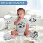 Pregnancy Gifts for First Time Moms Dad, Mommy and Daddy Est 2022 Stainless Steel Wine Tumbler Set with Onesie Baby Socks Drool Bib and Decision Coin - Top New Parents Gifts Idea for Gender Reveal from Kjtao