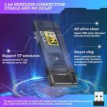 Wireless Retro Game Console, Equipped with 64G TF Card Plug and Play, Nostalgia Game Stick 4K 20000+ Games Built-in, 9 Classic Emulators, with Dual 2.4G Wireless Controllers, Black by RetroStick