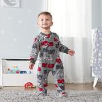 Gerber Baby Boys 2-Pack Blanket Sleeper, Gray/Red Fire Truck, 18 Months from GERLO