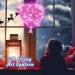3D String Art Crafts for Kids DIY LED Heart Lantern Arts and Crafts for Kids Ages 8-12 Gifts for Girls and Boys 8, 9, 10, 11, 12 Year Old from luvinkiddoll