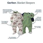 Gerber Baby Boys 2-Pack Blanket Sleeper, Gray/Red Fire Truck, 18 Months from GERLO