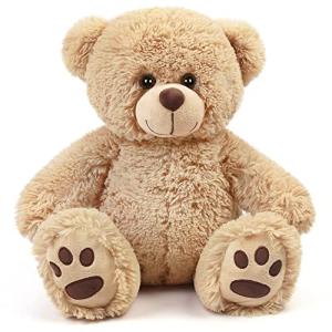 17'' Teddy Bear Stuffed Animal, Large Brown Bear Plush Toy, Gift for Kids Girls Boys Babies by LotFancy