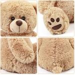 17'' Teddy Bear Stuffed Animal, Large Brown Bear Plush Toy, Gift for Kids Girls Boys Babies by LotFancy