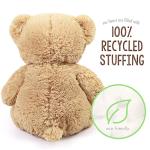 17'' Teddy Bear Stuffed Animal, Large Brown Bear Plush Toy, Gift for Kids Girls Boys Babies by LotFancy