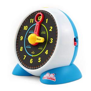 BEST LEARNING Learning Clock - Educational Talking Learn to Tell Time Light-Up Toy with Quiz and Sleep Mode Lullaby Music for Toddlers & Kids Ages 3 to 6 Years Old by Best Learning Materials Corp.