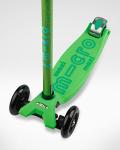 Micro Kickboard - Micro Maxi Deluxe 3-Wheeled, Lean-to-Steer, Swiss-Designed Micro Scooter for Kids, Ages 5-12 - Green by Micro Kickboard