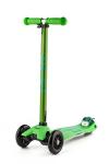 Micro Kickboard - Micro Maxi Deluxe 3-Wheeled, Lean-to-Steer, Swiss-Designed Micro Scooter for Kids, Ages 5-12 - Green by Micro Kickboard