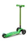 Micro Kickboard - Micro Maxi Deluxe 3-Wheeled, Lean-to-Steer, Swiss-Designed Micro Scooter for Kids, Ages 5-12 - Green by Micro Kickboard