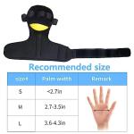 Anti-spasticity Ball Splint Hand for Hand Stroke Hemiplegia Finger Recovery Spasm Dystonia Hemiplegia Training Hand Functional Impairment for Children and Men and Womenï¼Small) by Ghorthoud