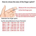 Thinvik [2 Piece Plastic Mallet Dip Finger Support Brace Splint Joint Protection Injury by Thinvik