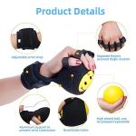 Anti-spasticity Ball Splint Hand for Hand Stroke Hemiplegia Finger Recovery Spasm Dystonia Hemiplegia Training Hand Functional Impairment for Children and Men and Womenï¼Small) by Ghorthoud