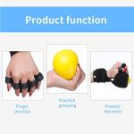 Anti-spasticity Ball Splint Hand for Hand Stroke Hemiplegia Finger Recovery Spasm Dystonia Hemiplegia Training Hand Functional Impairment for Children and Men and Womenï¼Small) by Ghorthoud