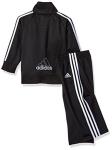 adidas baby boys Li'l Tricot Jacket & Clothing Pants Set, Black, 6 Months US by adidas