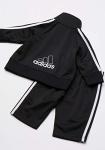 adidas baby boys Li'l Tricot Jacket & Clothing Pants Set, Black, 6 Months US by adidas