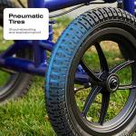 OasisSpace Bariatric Knee Walker -Heavy Duty Knee Scooter with 12 inch Pneumatic for 500LB by OassiSpace