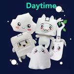VARWANEO Luminous Cartoon Plush Doll, Foxy and Boxy Plush, a Christmas Plush Toy Gift That Glows in The Dark (Ghosty) from VARWANEO