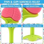 Teething Toys (5 Pack) - Tinabless Infant Teething Keys Set, BPA-Free, Natural Organic Freezer Safe for Infants and Toddlers, Silicone Baby Teethers by Tinabless