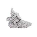 Burt's Bees Baby baby girls Quilted Bee Booties Slipper Sock, Heather Grey Quilted, 3-6 Months Infant US by Burt's Bees Children's Apparel