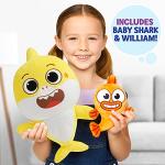 Baby Shark's Big Show! Sing & Swing Musical Plush Toys â 2-Pack Includes Baby Shark and William Stuffed Animals from WowWee