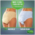 Depend FIT-FLEX Incontinence Underwear for Women, Disposable, Maximum Absorbency, Large, Blush, 52 Count (2 Packs of 26) (Packaging May Vary) by Kimberly-Clark Global Sales, LLC.