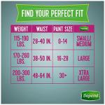 Depend FIT-FLEX Incontinence Underwear for Women, Disposable, Maximum Absorbency, Large, Blush, 52 Count (2 Packs of 26) (Packaging May Vary) by Kimberly-Clark Global Sales, LLC.