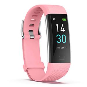 ENGERWALL Fitness Tracker with Step Counter /Calories /Stopwatch,Activity Tracker with Heart Rate Monitor,IP68,Health Tracker with Sleep Tracker/Blood Oxygen,Smartwatch,Pedometer Watch for Women Girl by ENGERWALL