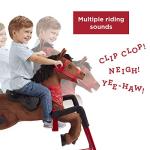 Radio Flyer Chestnut Plush Interactive Riding Horse Kids Ride On Toy, Toddler Ride On Toy For Ages 2-6 Years from Radio Flyer