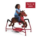 Radio Flyer Chestnut Plush Interactive Riding Horse Kids Ride On Toy, Toddler Ride On Toy For Ages 2-6 Years from Radio Flyer