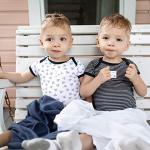 Burt's Bees Baby baby boys Bodysuits, 5-pack Short & Long Sleeve One-pieces, 100% Organic Cotton infant and toddler rompers, Blueberry Prints, 3-6 Months US from Burt's Bees Children's Apparel