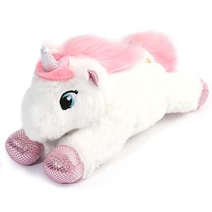 BenBen Unicorn Stuffed Animal 7", Small White Unicorn Plush, Cute Lying Unicorn Toy Gifts for Girls, Kids from BenBen