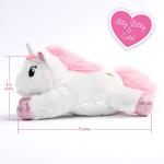 BenBen Unicorn Stuffed Animal 7", Small White Unicorn Plush, Cute Lying Unicorn Toy Gifts for Girls, Kids from BenBen