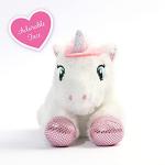 BenBen Unicorn Stuffed Animal 7", Small White Unicorn Plush, Cute Lying Unicorn Toy Gifts for Girls, Kids from BenBen