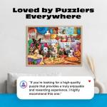 Buffalo Games - Pizza Time Pups - 750 Piece Jigsaw Puzzle by Buffalo Games