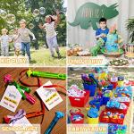 160 Pack 16 Style Mini Dinosaur Bubble Wand Bulk for Kid Party Favors, Toy for Carnival Prizes, Gift Bag Pinata Filler for Girl Boy Toddler Child, Dino Themed Birthday Valentines Day Neon Activities from Uzoxlsn