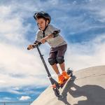 BOSONER Kids/Youth Knee Pad Elbow Pads Guards Protective Gear Set for Roller Skates Cycling BMX Bike Skateboard Inline Skatings Scooter Riding Sports (Black) from Bosoner