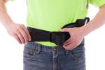 COW&COW Padded Gait Belt with 4 Handles and Quick Release Buckle 5.5 inchs(Black, L/40inches-60inches) from COW&COW Care