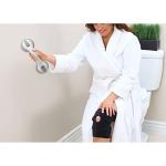 NLAAHCE Shower Handle Gen-2-12â Grab Bars for Bathroom, Ultra Grip Twice Secure Safety Suction Cups, Shower Handles for Elderly â Seniors, Disabled, Handicap, Elderly Assistance Product, 2-Count/Pack from NLAAHCE