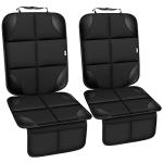 Car Seat Protector for Child Car Seat, Waterproof 600D Fabric Carseat Seat Protectors with 2 Large Pockets and Non-Slip Backing- Not Easy to Fade from Meolsaek