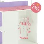 Olivia's Little World - Little Princess Baby Doll Changing Station, Baby Care Activity Center, Role Play Nursery Center with Storage for Dolls Accessories - White by Teamson Design Corp - DROP SHIP