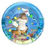 iHaHa 40''X40'' Baby Tummy Time Water Play Mat, Infant Baby Water Mat Toys for 0 3 6 9 12 Months Newborn Infant Toddler Boy Girl by iHaHa