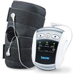 Beurer EM34 2-in-1 Knee & Elbow TENS Unit, Electric Massager with Brace for Pain Relief | 25 Modes | Good for Professionals | Universal Cuff Size, Men & Women | Stabilizing Muscle Strength Stimulator by Beurer North America LP