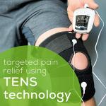 Beurer EM34 2-in-1 Knee & Elbow TENS Unit, Electric Massager with Brace for Pain Relief | 25 Modes | Good for Professionals | Universal Cuff Size, Men & Women | Stabilizing Muscle Strength Stimulator by Beurer North America LP